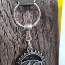 Chaveiro Metal Moto Clube Brasão Personalizado