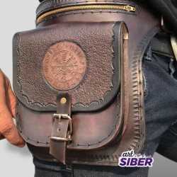 Cartucheira Biker 100%Couro Custom Moto