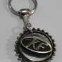 Chaveiro Metal Moto Clube Brasão Personalizado