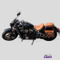 Alforge Duplo 100% Couro Custom