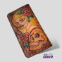 Carteira Long Biker Motorcycle Custom Caveira 