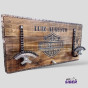 Suporte HD p/ 2 Capacetes c/ Nome Personalizado 