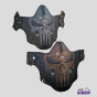 Máscara Facial 100%Couro Punisher Custom