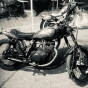 Motocicleta Getback Wip Old School 100% Couro