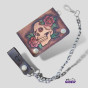 Porta Documentos Moto Custom Caveira Corrente