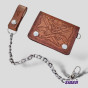 Porta Documentos Moto Custom Caveira Corrente