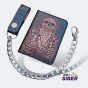 Carteira Pocket Biker Custom Caveira Motorcycle 