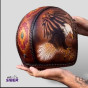 Capacete Old School  Couro Custom Artesanal