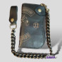 Carteira Long Biker Moto Clube Custom Couro