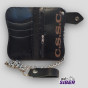 Carteira Long Biker Moto Clube Custom Couro
