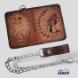 Carteira Pocket Biker Custom Caveira Motorcycle 