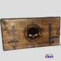 Suporte HD p/ 2 Capacetes c/ Nome Personalizado 