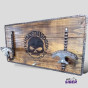 Suporte HD p/ 2 Capacetes c/ Nome Personalizado 