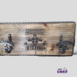 Suporte 2 Capacetes Madeira Horizontal Personalizado