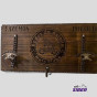Suporte 2 Capacetes Madeira Horizontal Personalizado