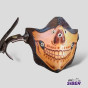 Máscara Caveira Custom  Facial Couro