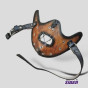 Máscara Caveira Custom  Facial Couro
