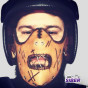 Máscara Caveira Custom  Facial Couro