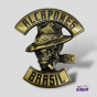 Pins/Pingentes 7cm Metal Brasão p/Coletes