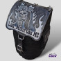 Mochila Sissy Bar Vintage Lona Couro Custom