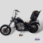 Mochila Sissy Bar Vintage Lona Couro Custom