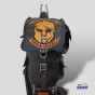 Mochila Sissy Bar Vintage Lona Couro Custom