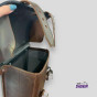Alforge Par Mala Garupa  Harley Davidson 100% Couro