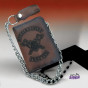 Carteira Biker Couro com Corrente