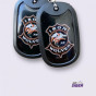 Dog Tags Personalizadas Prova D´água Corrente Inox