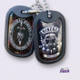 Dog Tags Personalizadas Prova D´água Corrente Inox