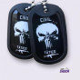 Dog Tags Personalizadas Prova D´água Corrente Inox