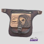 Cartucheira Biker 100%Couro Custom Moto