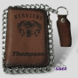 Carteira Moto Clube Custom Couro Personalizada