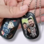 Dog Tags Personalizadas Prova D´água Corrente Inox