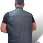Colete Wolf Spirit Gola Padre Robusto 100%Couro
