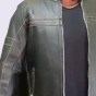Jaqueta de Couro Masculina Motociclismo Sob Medida
