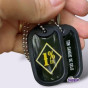 Dog Tags Resinados Prova D´água Motorcycle