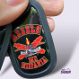 Dog Tags Resinados Prova D´água Motorcycle