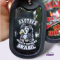 Dog Tags Resinados Prova D´água Motorcycle