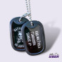 Dog Tags Resinados Prova D´água Motorcycle