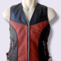 Colete Feminino Titan Road Gola V  100% Couro