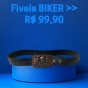 Motociclista, essa é pra você! Fivela de metal
