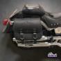 Alforge Par Mala Garupa  Harley Davidson 100% Couro