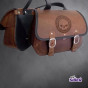 Alforge Par Mala Garupa  Harley Davidson 100% Couro