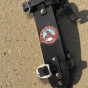 Suporte Taco Baseball Caveira  100% Couro Moto
