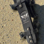 Suporte Taco Baseball Caveira  100% Couro Moto