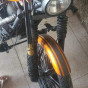 Suporte Taco Baseball Caveira  100% Couro Moto