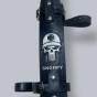Suporte Taco Baseball Caveira  100% Couro Moto
