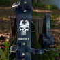 Suporte Taco Baseball Caveira  100% Couro Moto