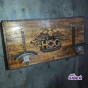 Suporte HD p/ 2 Capacetes c/ Nome Personalizado 